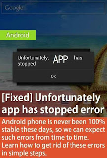 Unfortunately Stopped Error app ko Kaise stop kare janiye